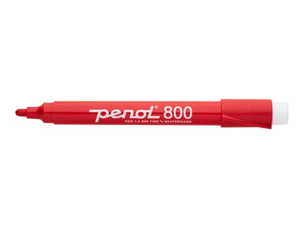 Whiteboardmarker Penol 800 rød 1,5mm (stk.)