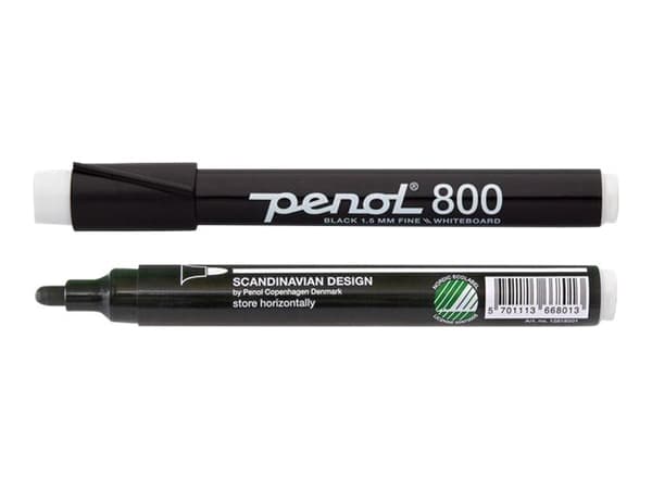 Whiteboardmarker Penol 800 sort 1,5mm (stk.)