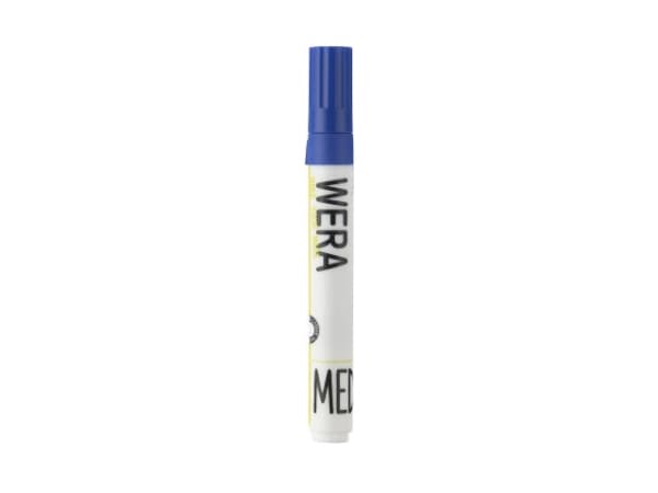 Whiteboardmarker WERA blå rund spids 1-3mm - (12 stk.)