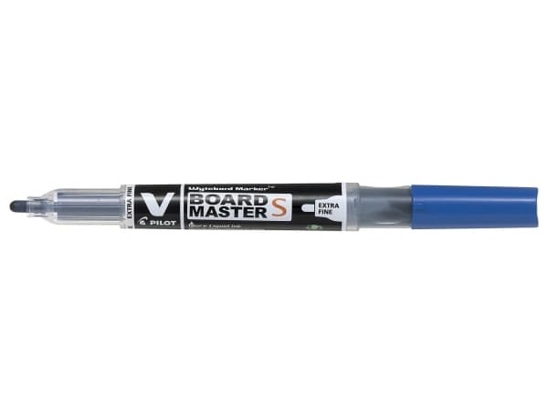 Pilot V-Board Master S, Röd, Fin spets, Svart, Röd, Transparent, Plast, Rund, 3,5 mm