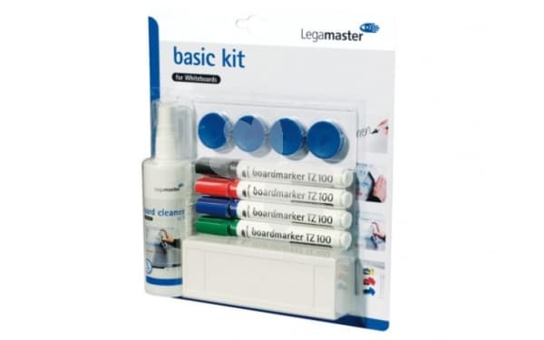 Legamaster BASIC tillbehörssats för tavla 10-delar, Tillbehörssats, Multifärg, Legamaster UNIVERSAL, 225 mm, 45 mm, 255 mm