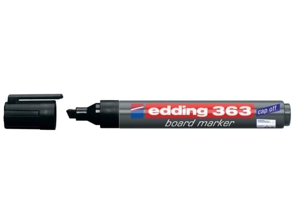 edding 363 board - Markør - for brett - svart - fargeblekk - 1-5 mm