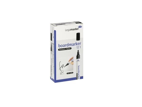Legamaster 7-110001, 10 stykker, Sort, Sort, Hvit, Aluminium, Rund, 1,5 mm
