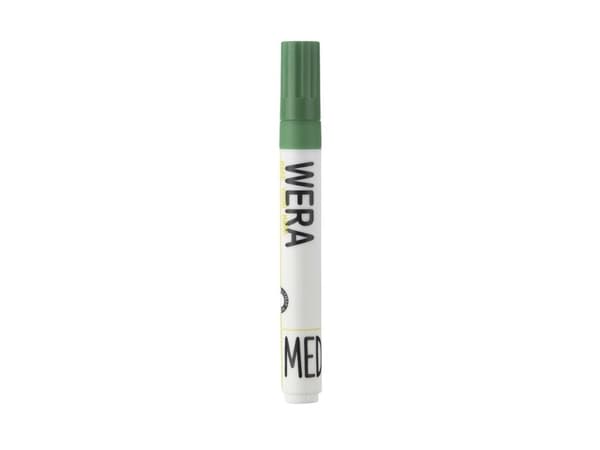 Whiteboardmarkers WERA grön runda 1-3mm - (12 st.)