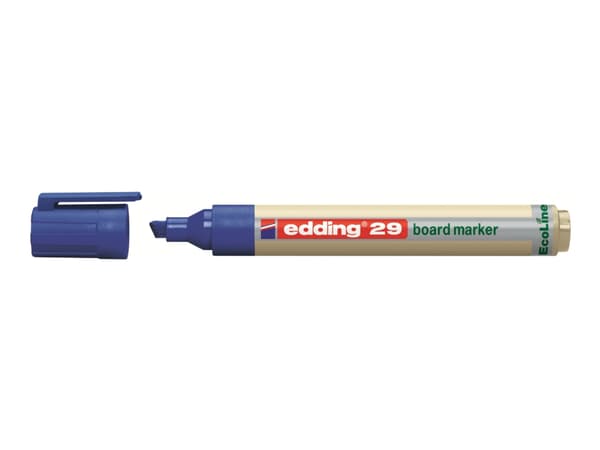 Whiteboardmarker Edding 29 Ecoline, skrå, blå