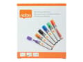 Miniatyrbild 5 av 5: Nobo Liquid Ink - Markering - icke-permanent - för flipdiagram, overhead-diapositiv, whiteboard - blandfärger - 3 mm (paket om 12)