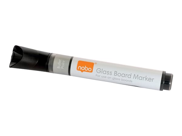 Whiteboardmarkers Glass Board Nobo ass. färger - (4 st.)