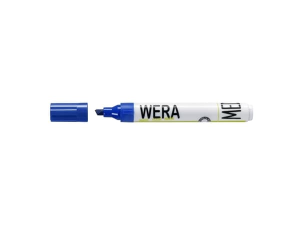 Whiteboardmarker WERA ass. kantet spids 1-4mm 4stk/pak