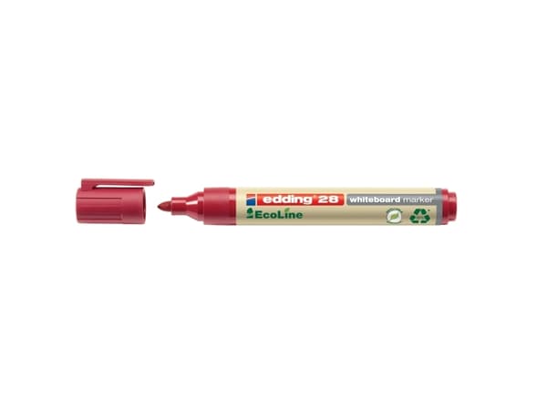Edding 28, 1 stykker, Rød, Rød, Hvit, Polypropylen (PP), Rund, 1,5 mm