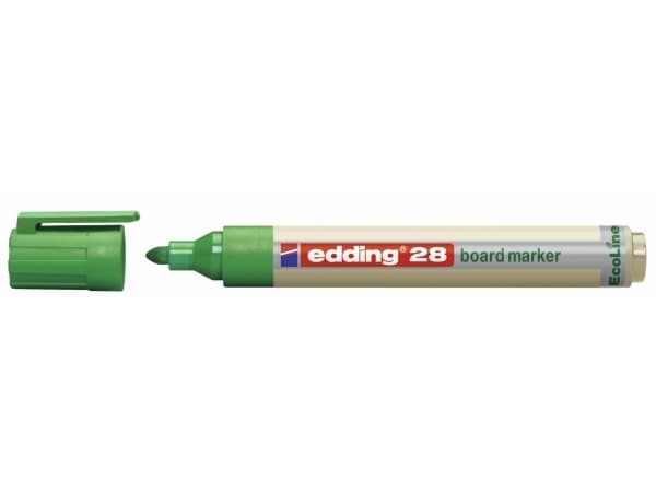 Edding 28, 1 stykker, Grønn, Grønn, Hvit, Polypropylen (PP), Rund, 1,5 mm