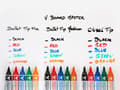 Pikkukuva 4 / 5: Whiteboardmarker Pilot V-Board Master sort skrå spids 1,8x5,2mm - (10 stk.)