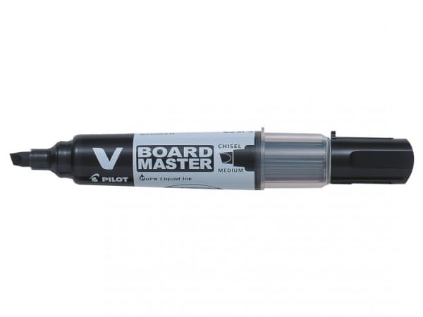 Whiteboardmarker Pilot V-Board Master sort skrå spids 1,8x5,2mm - (10 stk.)