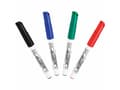 Miniatyrbilde 3 av 5: BIC VELLEDA 1741 - Markør - for whiteboard - svart, rød, blå, grønn - ketonbasert blekk - 1.4 mm - medium (en pakke 4)
