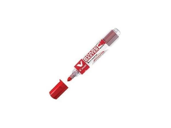 Pilot V Board Master Begreen - Markør - for whiteboard - rød - 2.3 mm - medium