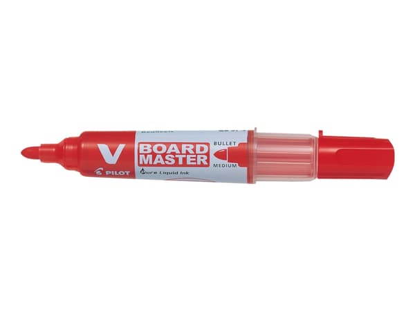 Whiteboardmarker Pilot V-Board Master, rund, rød