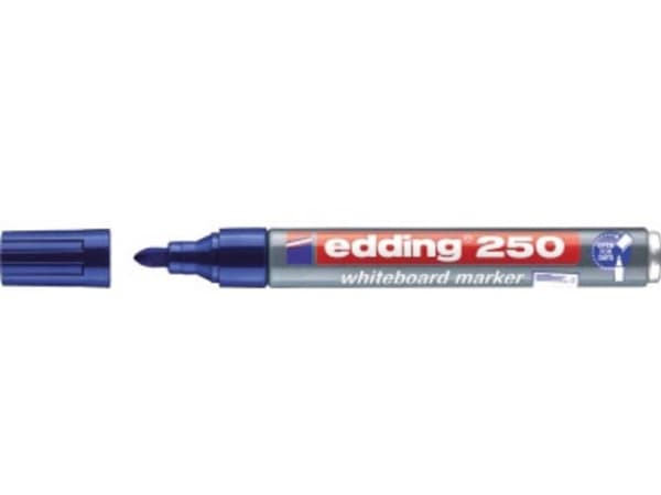 Whiteboardmarker Edding 250 blå 1.5-3.0 mm (stk.)