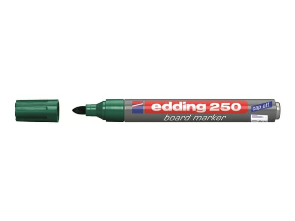 Whiteboardmarker Edding 250 grøn 1.5-3.0 mm (stk.)