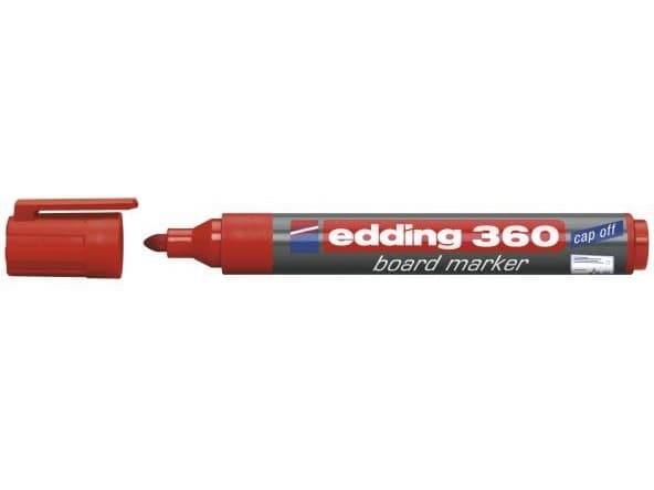 edding 360 board - Markør - for brett - rød - fargeblekk - 1.5-3 mm