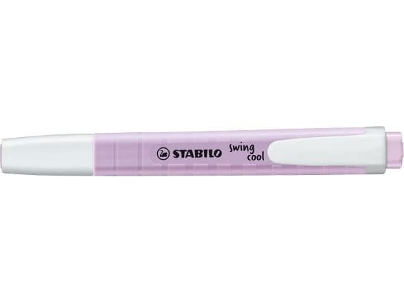 STABILO swing cool Pastel, 1 stykker, Lilac, Meisel tupp, Lilac, Hvit, Rund, 1 mm