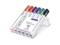Pikkukuva 3 / 5: STAEDTLER Lumocolor - tussi - lasille, valkotaululle, posliinille - musta, punainen, sininen, vihreä, oranssi, violetti - 2 mm (6 kpl)
