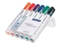 Pikkukuva 4 / 5: STAEDTLER Lumocolor - tussi - lasille, valkotaululle, posliinille - musta, punainen, sininen, vihreä, oranssi, violetti - 2 mm (6 kpl)