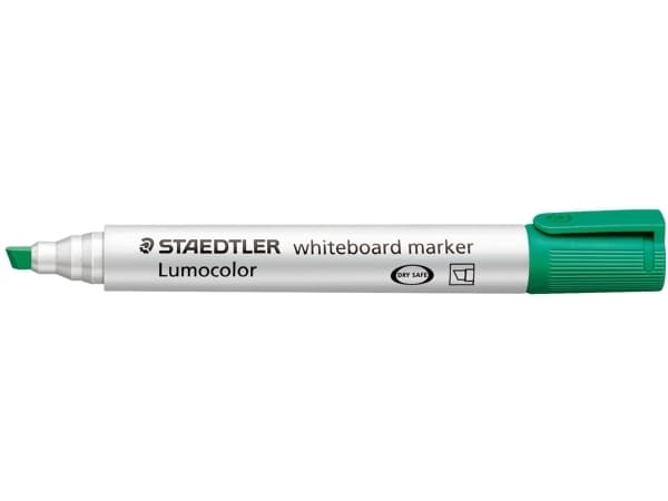STAEDTLER Lumocolor - Markør - for glass, whiteboard, porselen - grønn - 2 mm