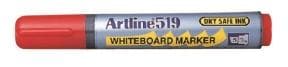 Whiteboardpennor Artline EK-519 Snedskuren spets, Röd 1/fp