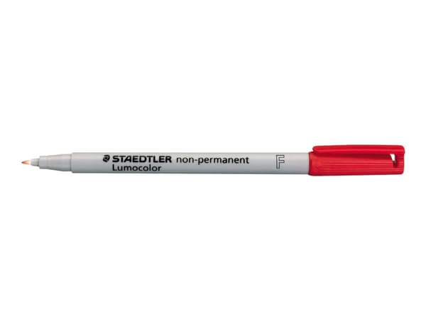 STAEDTLER Lumocolor 316 - Markør - ikke-permanent - rød - vannbasert blekk - 0.6 mm - fin