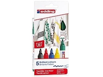 Edding 4500, 5 styck, Multifärg, Penspets, Multifärg, Rund, Medium