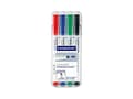 Pikkukuva 2 / 5: Marker Staedtler Lumocolor® 341 WP4 Compact 1-2 mm med 4 stk. ass. farver i etui