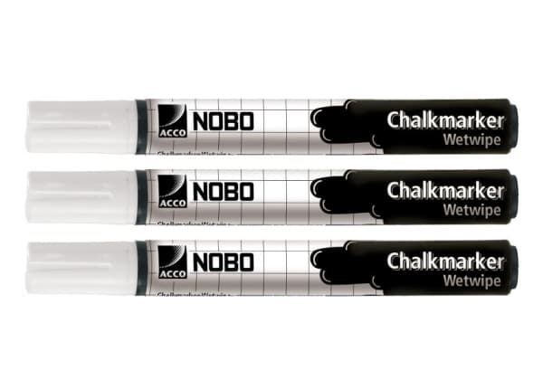 Nobo 34438398, 3 kpl, Valkoinen