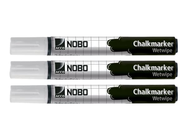 Nobo 34438398, 3 kpl, Valkoinen