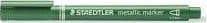 STAEDTLER 8323 - Markør - ikke-permanent - metallgrønn - 1-2 mm