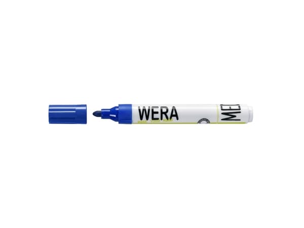 Whiteboardmarker WERA ass. rund spids 1-3mm 4stk/sæt