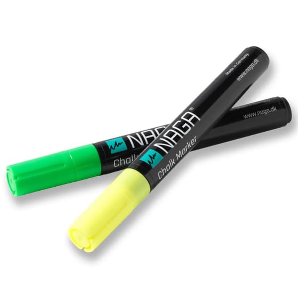 NAGA 22120 NAGA Board markers green and yellow 4,5 mm 2 pcs CDON