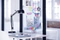 Miniatyrbilde 5 av 5: Edding 95 Glass, 6 stykker, Sort, Blå, Oransje, Rosa, Hvit, Gult, Projektil spiss, Flerfarget, Plast, 1,5 mm