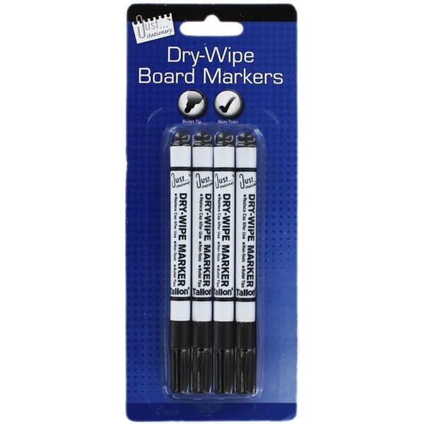 Just Stationery Torra marker (förpackning med 4 stycken) Black/White One Size