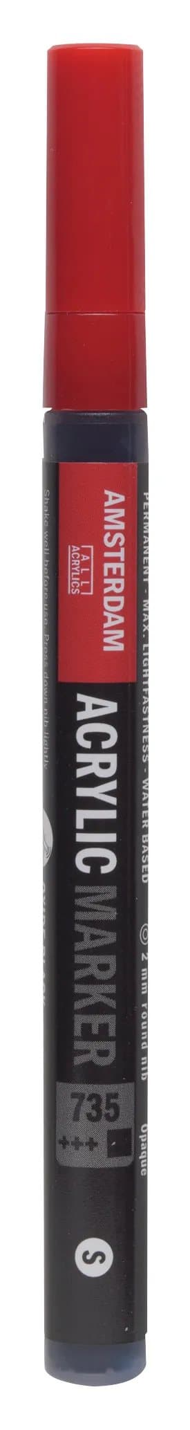Amsterdam Akryl Marker 2mm Oxide Black 735