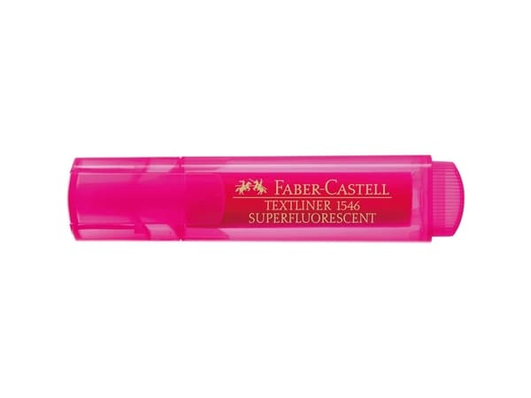 Faber-Castell TEXTLINER 1546, 1 stykker, Rosa, Meisel / Fin tupp, Rosa, Polypropylen (PP), 1 mm