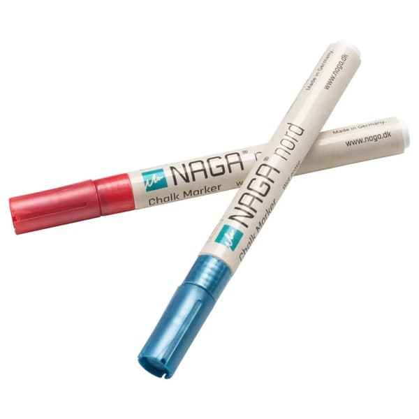Glastavle marker blå og pink metallic 2 mm Dry Erase - (2 stk.)