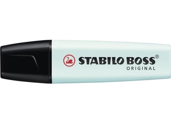 STABILO Boss Original Pastel, 1 stykker, Turkis, Meisel tupp, Sort, Turkis, Plast, Rektangel