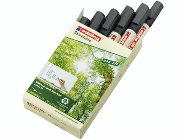 edding EcoLine 29 board - Markør - for brett - svart - fargeblekk - 1-5 mm