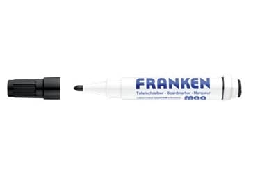 Franken MagWrite, 1 stykker, Sort, Projektil spiss, Sort, Hvit, Rund, 1 mm
