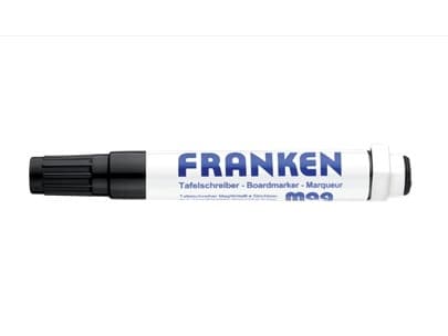 Franken MagWrite, 1 stykker, Sort, Projektil spiss, Sort, Hvit, Rund, 1 mm