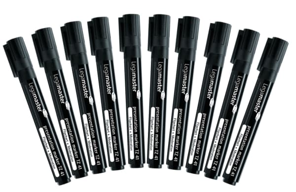 Legamaster 7-155001, 10 stk, Sort, Sort, Polypropylen (PP), 1 mm, 5 mm