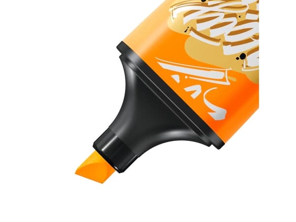 STABILO BOSS MINI by Snooze One, 6 stykker, Sort, Blå, Grønn, Oransje, Rosa, Gult, Meisel tupp, Rosa, Sort, Blå, Grønn, Oransje, Gult, 2 mm, 5 mm