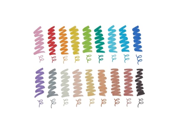 OOLY Color Together, 18 styck, Beige, Svart, Blå, Brun, Cyan, Grön, Grå, Ljusblå, Ljusgrön, Ljusgrå, Orange, Rosa, Lila, Röd, Gul, 3 År, Fibre tip, R