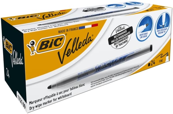 BIC 1721 Whiteboard, Svart, Plast, 1,5 mm
