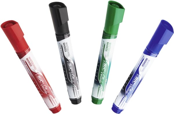 BIC Velleda Liquid Ink Tank, 12 styck, Grön, Rundad spets, Grön, Grå, Rund, 5 mm