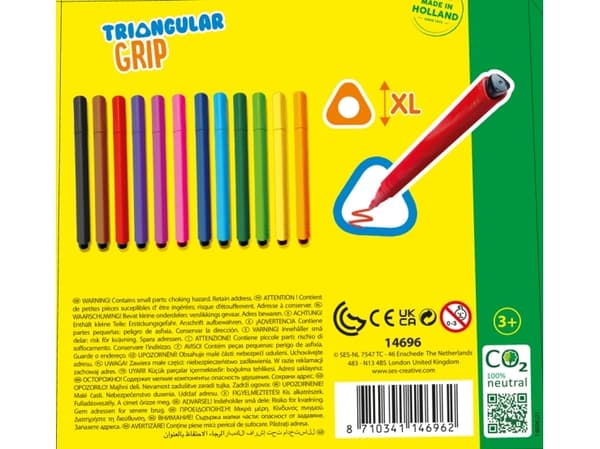 SES Creative 14696, 12 kpl, Monivärinen, 3 vuosi/vuosia, Pyöreä pää, 160 mm, 180 mm